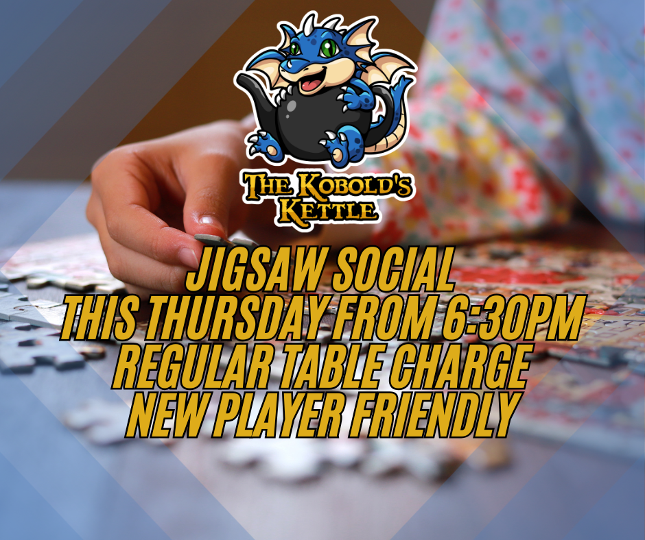Jigsaw Puzzle Social @ The Kobold's Kettle